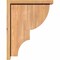 Ekena Millwork Ridgewood Smooth Corbel w/Backplate, Western Red Cedar, 5 1/2"W x 14"D x 18"H COR06X14X18RID01SWR - alternate 4